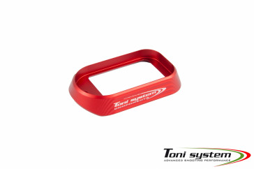TONI SYSTEMS - Standard magwell for Glock 17-17L-22-24-31-34-35 gen.4 - Red - MGL4S-RE - Canada