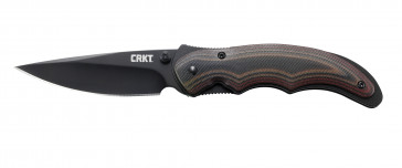 CRKT - ENDORSER BLACK by Matthew Lerch - Liner Lock Assisted Folder now available at Tesro Canada