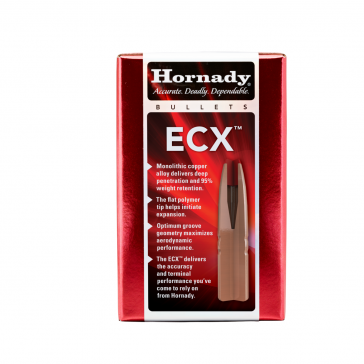 Hornady - Reloading Bullets - 22 Cal .224 50 gr ECX™ Item #224034 | 50/Box