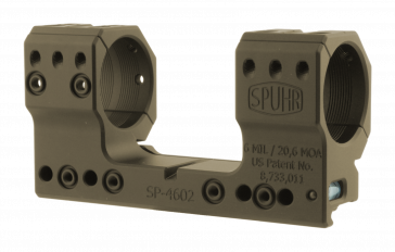 SPUHR - SP-4602 Scope Mount Ø34 H38mm/1.5" 6MIL PIC - FDE