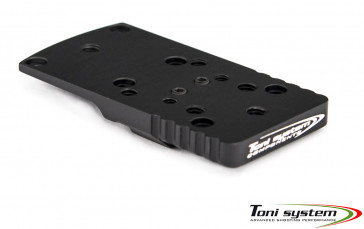 TONI SYSTEMS - Dovetail base plate for red dot (type B) for STI 1911 - 1911 TROJAN - Black - OPXSTIB - Canada
