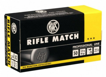 RWS - RIFLE MATCH - Ammunition .22lr Canada - 2134225