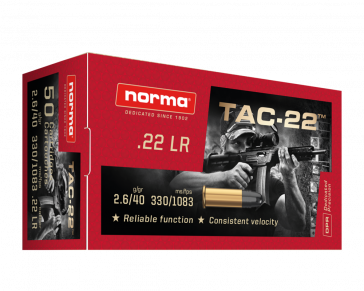 NORMA- TAC-22 - Ammunition .22lr- brick of 500