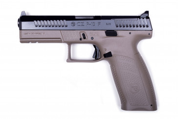 CZ - P-10 F OR c.9MM 4.5" BBL FDE Semi Auto Pistol - Tesro Canada
