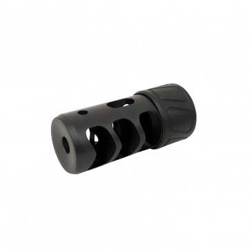 SP-Spearhead 3 port self timing muzzle brake Black Nitride 223/6mm 1/2x28