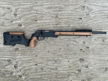 CZ - 457 Varmint MTR MDT-XRS Chassis with Enclosed Forend and Walnut Kit - Bolt Action Rimfire Rifle 22 LR - 20'' barrel