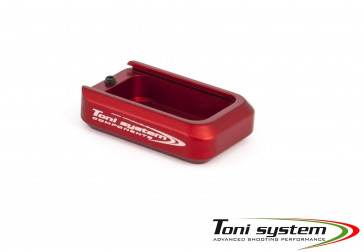 TONI SYSTEMS - +1 round pad magazine extension for CZ Shadow - Red - PAD1CZ-RE - Canada