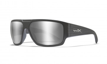 Wiley X - "VALLUS" Silver Flash Lens in Matte Graphite Frame - Protective Eyewear