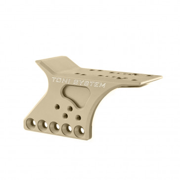 TONI SYSTEMS - Scope mount micro red dot connection for STI DVC 2011 Open post 2015, slide width 23,5mm - FDE - AMDSTI2-SA - Canada