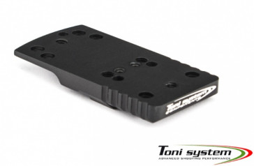 TONI SYSTEMS - Red dot dovetail base plate (type A) for Tanfoglio Witness - Black - OPXT1911WA - Canada
