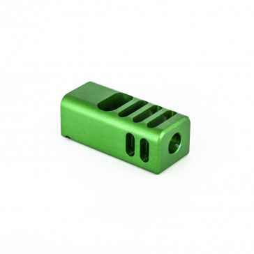 TONI SYSTEMS - Major compensator for Open cartridges, thread 13,5x1 LH - Green - GLV6-GR - Canada