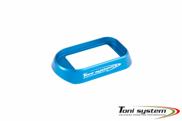 TONI SYSTEMS - Standard magwell for Glock 17-17L-22-24-31-34-35 gen.4 - Blue - MGL4S-BL - Canada