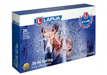 Lapua - Ammunition -..30-06 Springfield Mega 200gr E401 - Box of 20