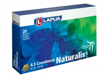 Lapua - Ammunition - 6.5 Creedmoor Naturalis140gr N563 - Box of 20