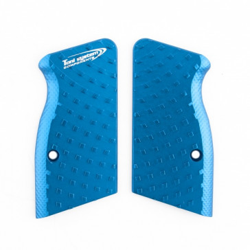 TONI SYSTEMS - Short vibram grips for Tanfoglio P19L-P21L-T95F - Blue - GT21VC-BL - Canada