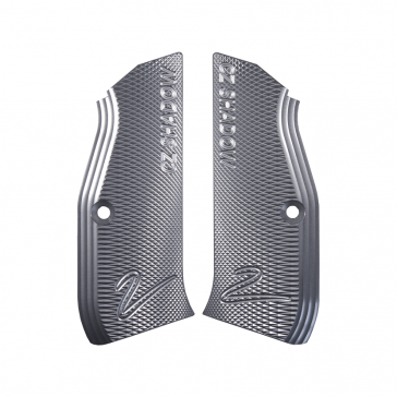 CZ SHADOW 2 & CZ 75 STANDARD SIZE ALUMINIUM GRIPS - GREY - 1091-2180-06