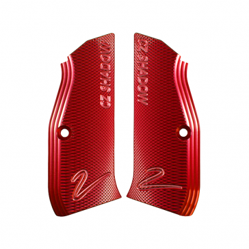 CZ SHADOW 2 & CZ 75 STANDARD SIZE ALUMINIUM GRIPS | RED - 1091-2180-03