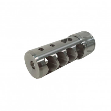 SP-Spearhead 4 port self timing muzzle brake Stainless 223/6mm 5/8-24 