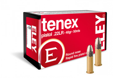 Eley Tenex Pistol Ammunition .22lr Smallbore