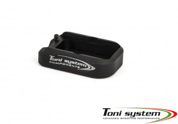 TONI SYSTEMS - +1 round magazine extension for Glock 19X - Black - PAD1GL19X-BK - Canada