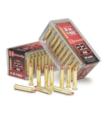 Hornady - Ammunition - 22 WMR 30 gr V-MAX® Varmint Express® Rimfire Item #83202 | 50/Box