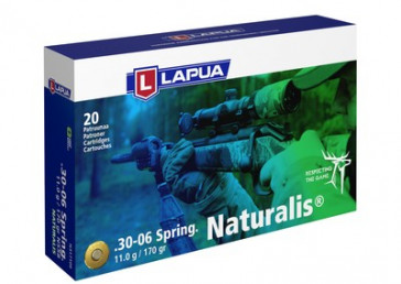 .30-06 Spting. 170gr. (11g) Naturalis LR - Lapua N558 - Box of 20