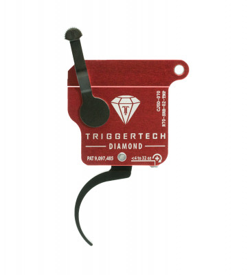TriggerTech - Black Diamond Pro Clean - Pro Curved (PVD Black)- Black Top Safety R70-SRB-02-TNP