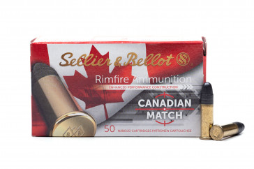 Sellier & Bellot - S&B c.22 LR ”Canadian Match” STANDARD VELOCITY TARGET