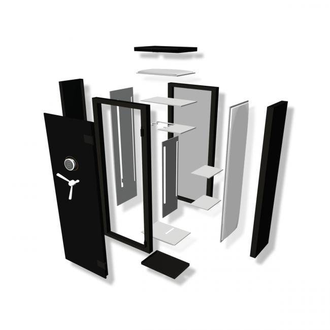 SnapSafe - Super Titan XXL Double Door - Modular Safe