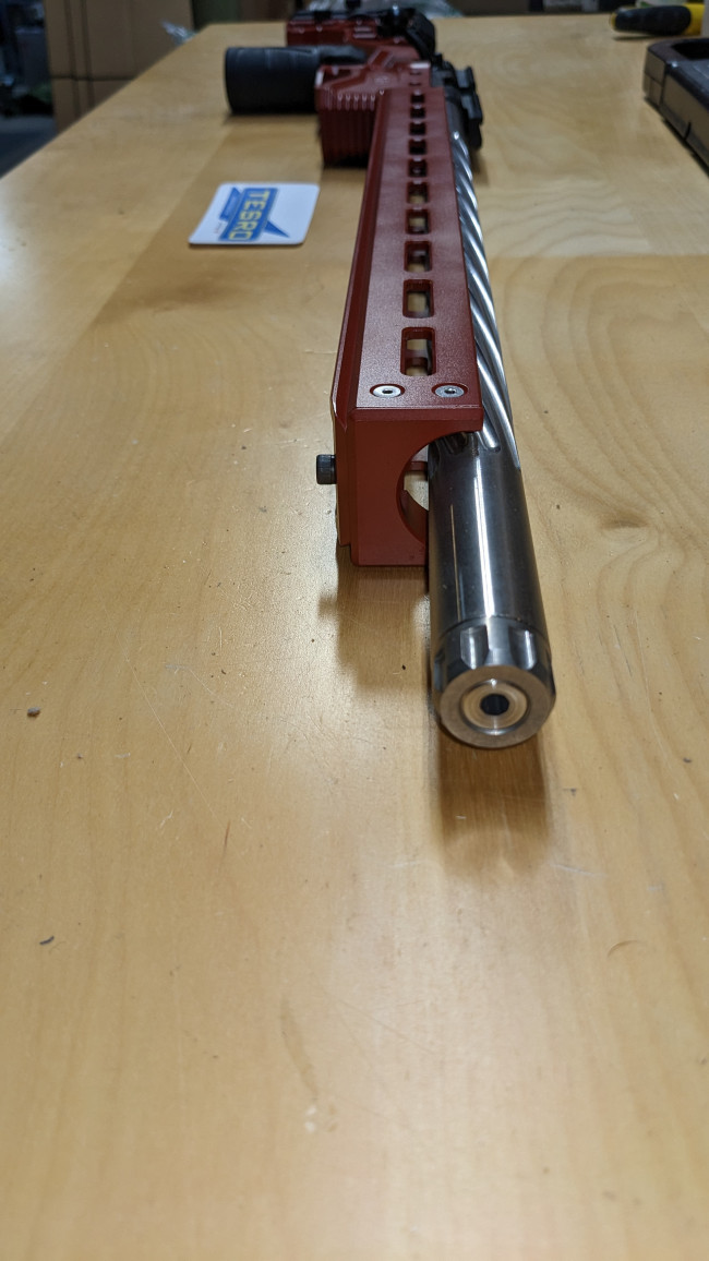 CZ 457 MDTACC Chassis Crimson RED Bolt Action Rimfire Rifle 22