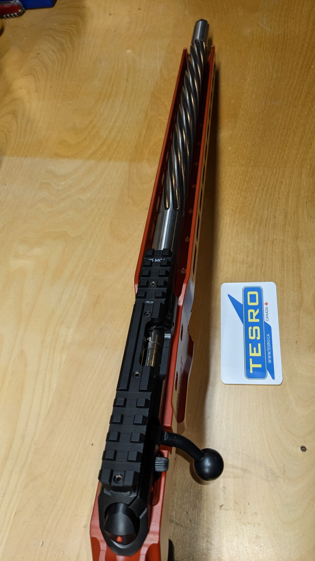 CZ 457 MDTACC Chassis Crimson RED Bolt Action Rimfire Rifle 22