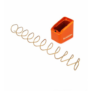 TONI SYSTEMS - +6 rounds open pad magazine extension for Glock 17-22-24-31-34-35 - Orange - PADGLOP-OR - Canada