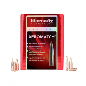Hornady - Reloading Bullets - 22 Cal .224 69 gr HPBT AEROMATCH™ Item #227711 | 500/Box