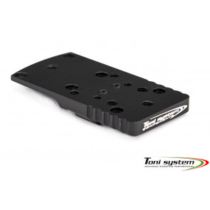 TONI SYSTEMS - Dovetail base plate for red dot (type B) for STI 1911 - 1911 TROJAN - Black - OPXSTIB - Canada