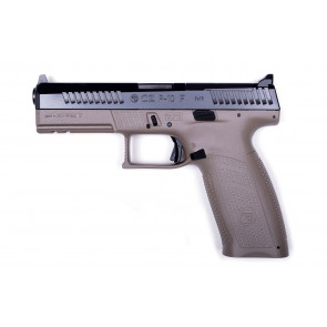 CZ -  P-10 F OR c.9MM 4.5" BBL FDE Semi Auto Pistol - Tesro Canada