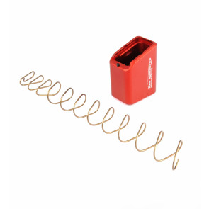 TONI SYSTEMS - +9 rounds pad magazine extension for Glock 17-22-24-31-34-35 - Red - PADGLSO-RE - Canada