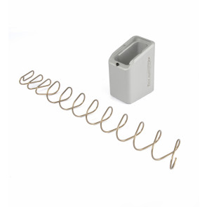 TONI SYSTEMS - +9 rounds pad magazine extension for Glock 17-22-24-31-34-35 - Grey - PADGLSO-SI - Canada