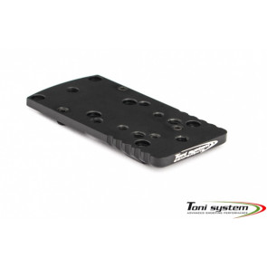 TONI SYSTEMS - Dovetail base plate for red dot (type B) for HS XDM 4.5 - Black - OPXDMB - Canada