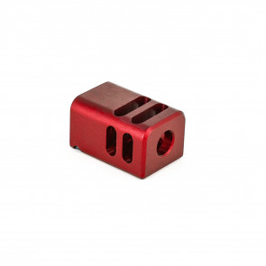 TONI SYSTEMS - Minor compensator thread 13,5x1 LH for factory ammunition for Glock - Red - GLV6MI-RE - Canada