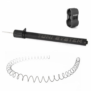TONI SYSTEMS - Set with hunting ga.12 magazine tube extension +4 rounds with plug reducer and belt ring, barrel clamp and spring - Black - K22-PS4HMC-BK - Canada