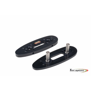 TONI SYSTEMS - Butt-plate kit for adjustable stock in lenght and deviation, pin 44mm - Black - RLVM44 - Canada