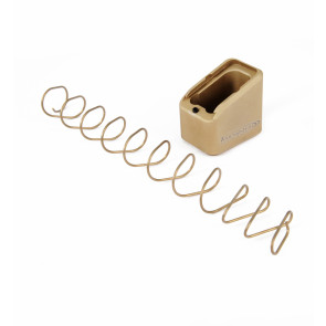 TONI SYSTEMS - +6 rounds open pad magazine extension for Glock 17-22-24-31-34-35 - FDE - PADGLOP-SA - Canada
