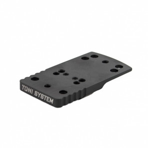 TONI SYSTEMS - Red dot dovetail base plate (type A) for STI EDGE - Black - OPXSEDA - Canada
