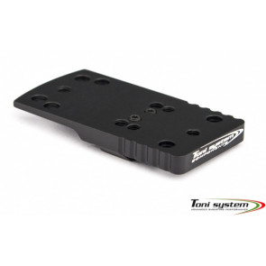 TONI SYSTEMS - Red dot dovetail base plate (type A) for STI 2011 DVC Tactical and Nighthawk - Black - OPXSDVCTA - Canada