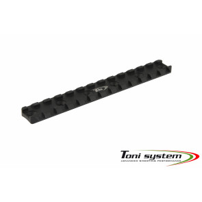 TONI SYSTEMS - Picatinny short 6 holes - length 135mm, distance 25mm (for ADC handguard)				 - Black - PICM6N-BK - Canada