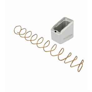 TONI SYSTEMS - +6 rounds open pad magazine extension for Glock 17-22-24-31-34-35 - Grey - PADGLOP-SI - Canada