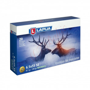 6.5x55 SE 140gr. Naturalis - Lapua N563 - Box of 20