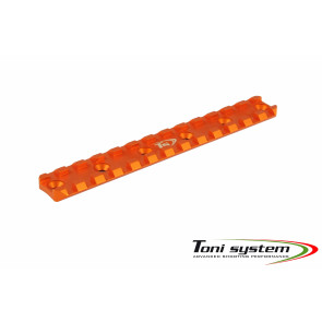 TONI SYSTEMS - Picatinny short 6 holes - length 135mm, distance 25mm (for ADC handguard)				 - Orange - PICM6N-OR - Canada