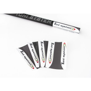 TONI SYSTEMS - Short adhesive protection in PVC for magazine tube extension (4 pcs) - Black - ADESERB - Canada