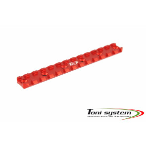 TONI SYSTEMS - Picatinny short 6 holes - length 135mm, distance 25mm (for ADC handguard)				 - Red - PICM6N-RE - Canada